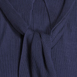 Fashion Solid Irregular Long Sweater Tops FSXF-75