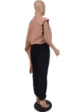 Fashion Knits Long Sleeve Irregular Pullover ZDF-31261