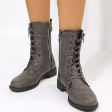 Fashion Short Lace-up Martin Boots TWZX-806