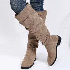 Fashion Low Heel Long Knight Boots TWZX-819