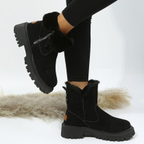 Casual Warm Plush Short Boots TWZX-710