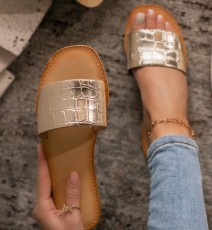 Fashion Flat Sandal Slippers TWZX-161