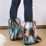 Fashion Plush Warm Snow Boots TWZX-118
