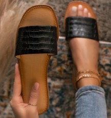 Fashion Flat Sandal Slippers TWZX-161