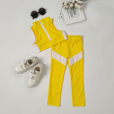 Kids Girls Sleeveless Tank Tops And Pant 2 Piece Set GMYF-Y0080
