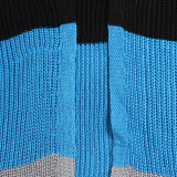 Plus Size Knits Color Blocking Long Sleeve Sweater Cardigan NY-086