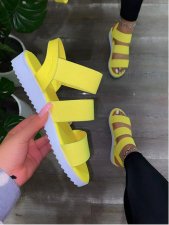 Casual Outdoor Peep Toe Flat Heeled Sandals TWZX-026