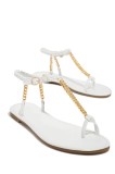 Clip Toe Flat Chain Sandals TWZX-531