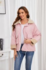 Winter Warm Solid Color Lambswool Jacket MYF-Y600