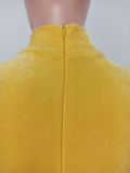 Velvet Solid Color Skinny Jumpsuit YD-8679