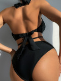 Sexy Backless Hollow Out One Piece Swimsuit CASF-6503