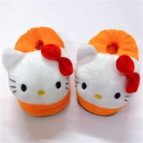 Cute KT Cat Home Warm Plush Slippers GJCF-L012