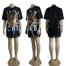Fashion Trend Street Sequin Dress GYSF-0025