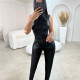 Sexy Single Shoulder Sleeveless Skinny Jumpsuit DLSF-25265