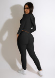Casual Long Sleeve Hooded And Pant Sport Suit YD-1165