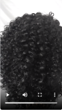 Black Short Curly Wigs ZHJF-12