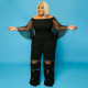 Plus Size Solid Splice Jumpsuits NNWF-7788