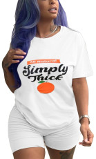 Casual Printed Short Sleeve T-shirt SHD-9381
