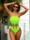 Solid Sexy One Piece Swimsuit CSYZ-C915R