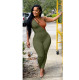 Plus Size Fashion Color Block Jumpsuits CQF-90117