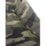 Fashion Camouflage Print Culottes BN-9411