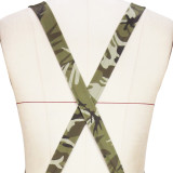 Fashion Camouflage Printed Loose Jumpsuit XHSY-19546