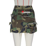 Fashion Camouflage Mini Skirts ZSD-0579