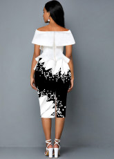 Sexy Fashion Print Midi Dress SMR-10710_1