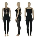 Sexy Sling Hollow Out Club Jumpsuit ME-8302