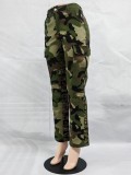 Casual Fashion High Waist Camouflage Pants GSMJ-6873
