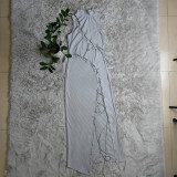 Hollow Out Sleeveless Bandage Dress GYSF-6104