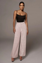 Sequin Party Vintage Wide Leg Pant MZ-2791