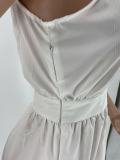 Solid Single Shoulder Irregular Dress XYKF-9328