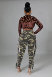 Tight Camouflage Tassel Pants GFMA-034Camo