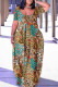 Plus Size Print Big Swing Maxi Dress GDNY-2214