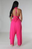 Solid Color Wrap Chest And Haren Pants Suit BS-1345