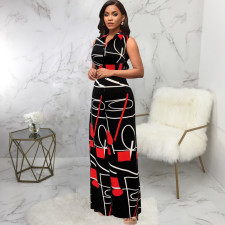 Print Sleeveless Wide Leg Jumpsuit SMR-10686_1