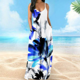 Sexy Bohemian Print Maxi Dress XHSY-009