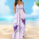 Sexy Bohemian Print Maxi Dress XHSY-009