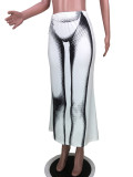 Sexy Body Print Half Skirts GZYF-8216