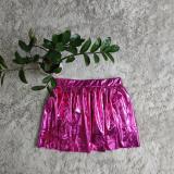 Solid Color Loose Shorts Skirt GYSF-7156