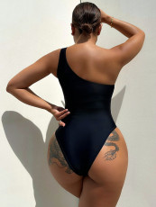 Solid Color Mesh One Piece Swimsuit CSYZ-A20HY