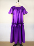 Plus Size Fashion Loose Dress GKEN-221152