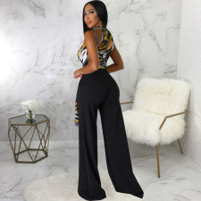 Print Sleeveless Bandage Jumpsuit SMR-11527_2