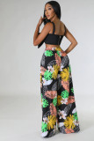 Casual Print Loose Wide Leg Pant SHD-9836