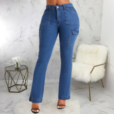 Casual High Waist Slim Jeans HSF-2720