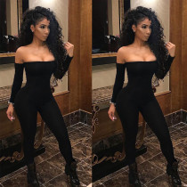 Sexy Off The Shoulder Full Sleeve Bodycon Jumpsuits YNB-7051