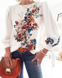 Fashion Print Long Sleeve Pullover FSXF-F541