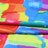 Plus Size Colorful Print Long Sleeve Shirt Dress HNIF-TK018