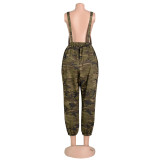 Hip Hop Loose Camouflage Overalls Jumpsuit AIL-248